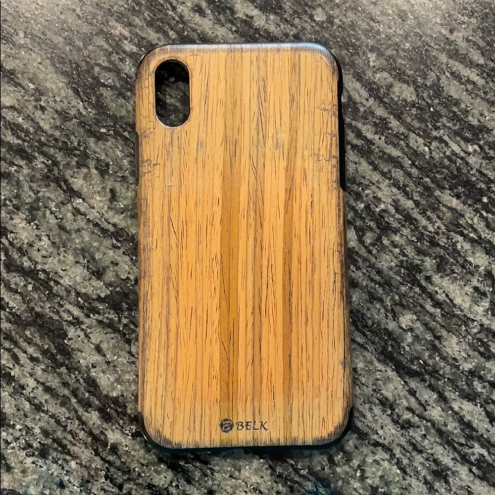 Belk Teak Wood iPhone XR Case